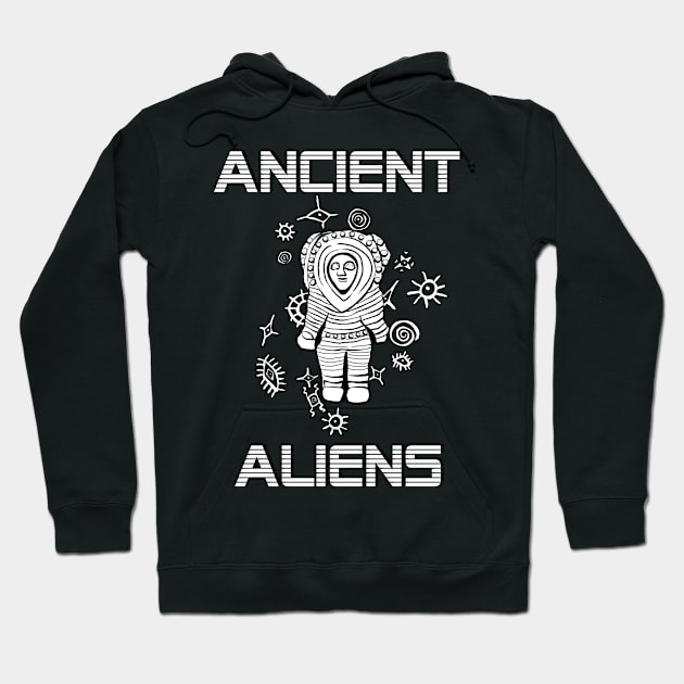 Ancient astronaut 3 Hoodie by BjornCatssen